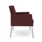 Lesro Mystic Lounge Reception Bariatric Chair, Silver, RF Nebbiolo Upholstery ML1401 - alternate 2